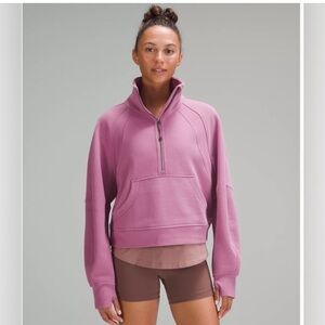 Lululemon half zip scuba hoodie